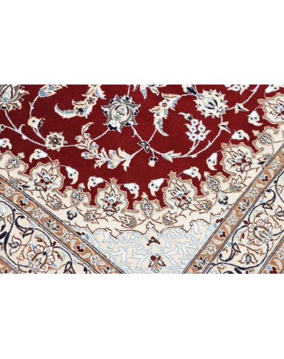 Tappeto Nain 9La Persia bianco marrone 135x217