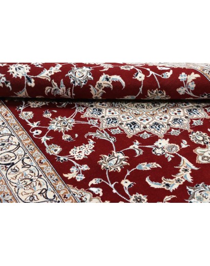 Tappeto Nain 9La Persia bianco marrone 135x217