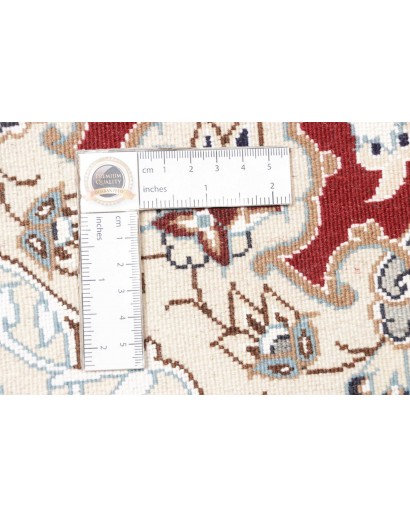 Tappeto Nain 9La Persia bianco marrone 135x217