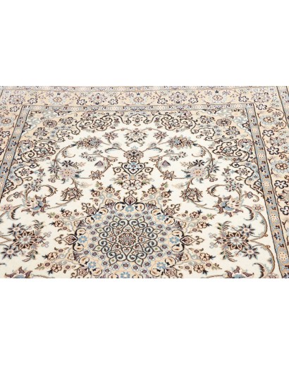 Tappeto Nain 9La Persia bianco verde 127x197