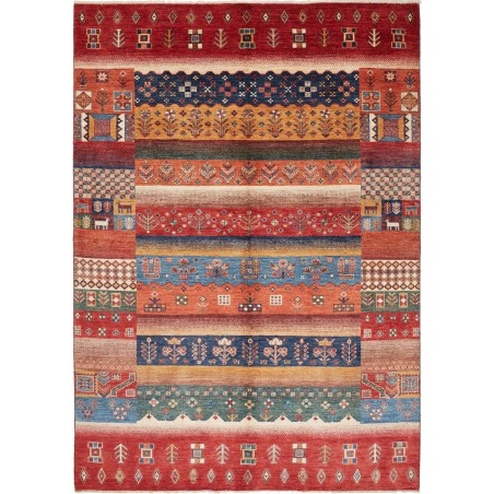 Tappeto Fun Collection Pakistan rosso marrone 171x240
