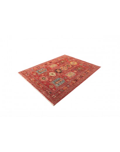 Tappeto Tribal Pakistan rosso grigio 151x192