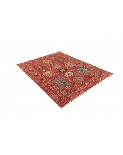 Tappeto Tribal Pakistan rosso grigio 151x192