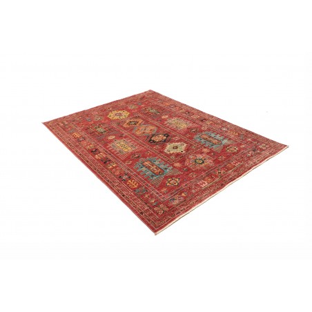 Tappeto Tribal Pakistan rosso grigio 151x192