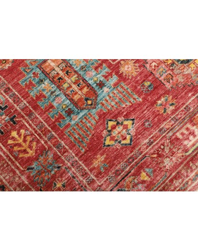 Tappeto Tribal Pakistan rosso grigio 151x192
