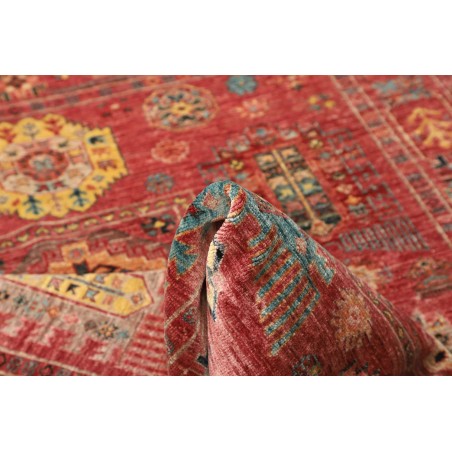 Tappeto Tribal Pakistan rosso grigio 151x192