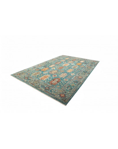 Tappeto Tribal Pakistan grigio verde 239x341