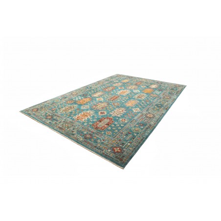 Tappeto Tribal Pakistan grigio verde 239x341
