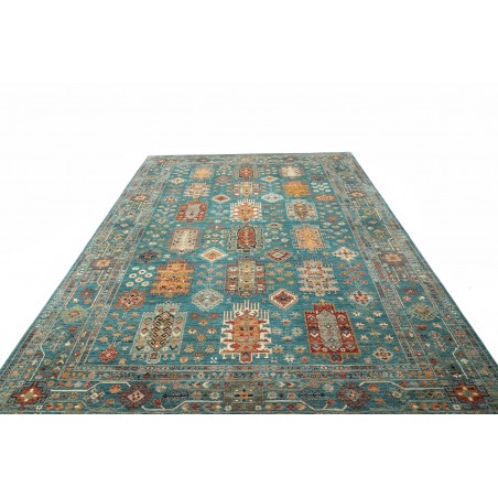 Tappeto Tribal Pakistan grigio verde 239x341