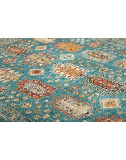 Tappeto Tribal Pakistan grigio verde 239x341