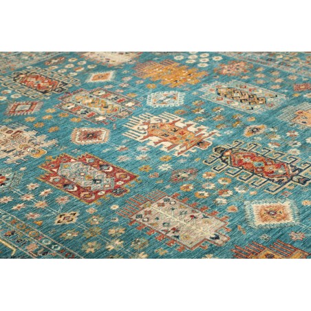 Tappeto Tribal Pakistan grigio verde 239x341