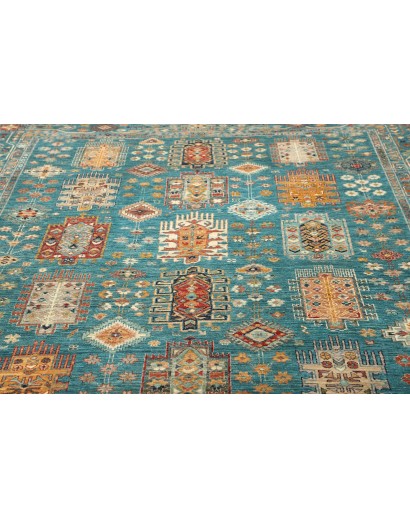 Tappeto Tribal Pakistan grigio verde 239x341