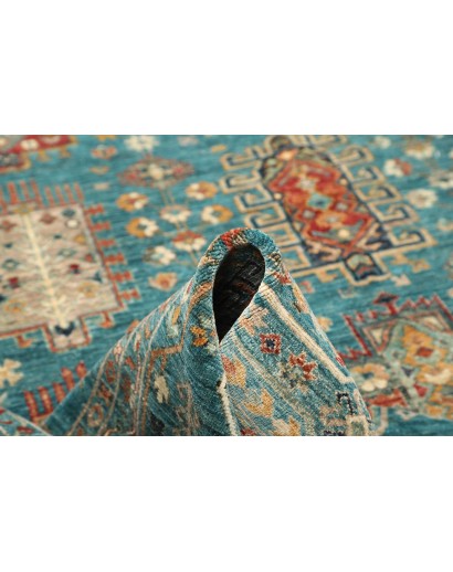 Tappeto Tribal Pakistan grigio verde 239x341