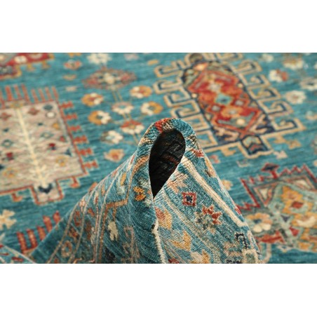 Tappeto Tribal Pakistan grigio verde 239x341