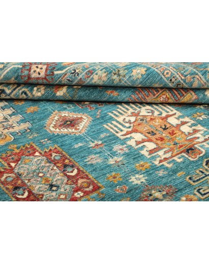 Tappeto Tribal Pakistan grigio verde 239x341