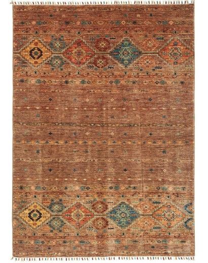 Tappeto Rubin Pakistan marrone bianco 129x176