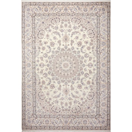 Tappeto Nain 9La Persia bianco azzurro 246x360