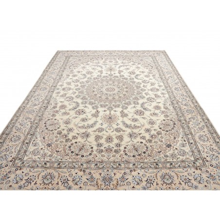 Tappeto Nain 9La Persia bianco azzurro 246x360