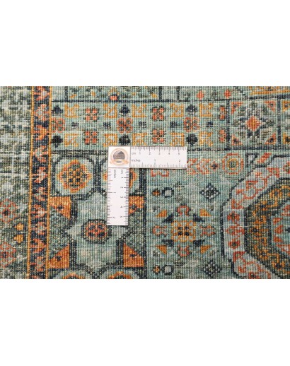 Tappeto Mamlouk Pakistan azzurro verde 85x126