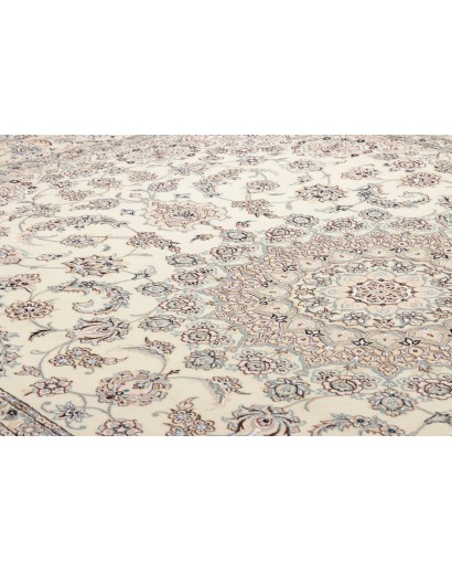 Tappeto Nain 9La Persia bianco azzurro 246x360