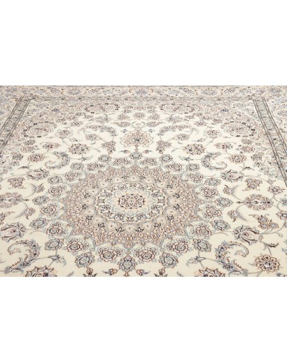 Tappeto Nain 9La Persia bianco azzurro 246x360