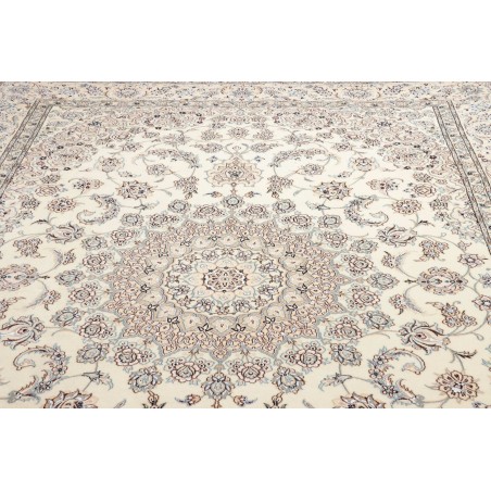 Tappeto Nain 9La Persia bianco azzurro 246x360