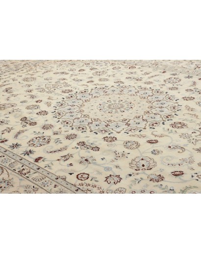 Tappeto Nain 9La Persia bianco verde 256x355