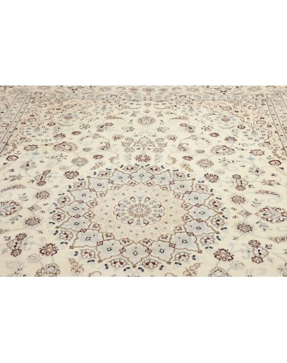 Tappeto Nain 9La Persia bianco verde 256x355