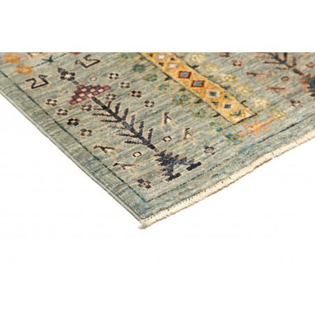 Tappeto Tribal Pakistan azzurro grigio 122x185