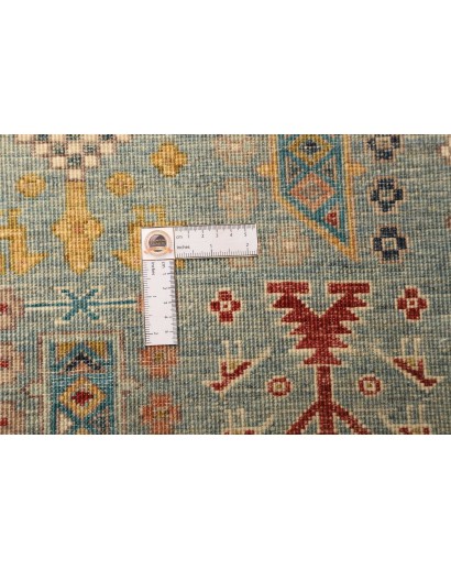 Tappeto Tribal Pakistan azzurro grigio 122x185