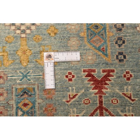 Tappeto Tribal Pakistan azzurro grigio 122x185