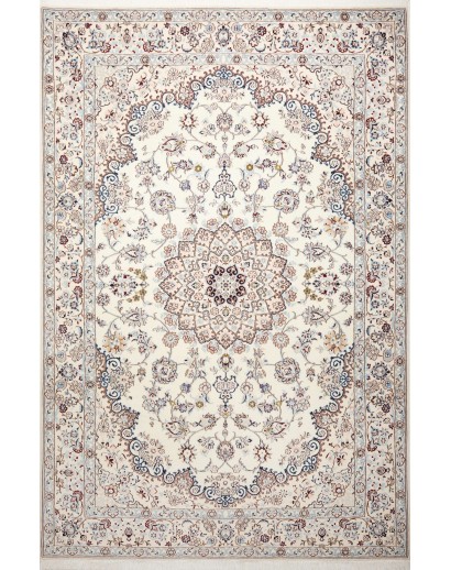 Tappeto Nain 9La Persia bianco 200x300