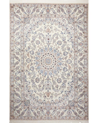Tappeto Nain 9La Persia bianco grigio 196x300