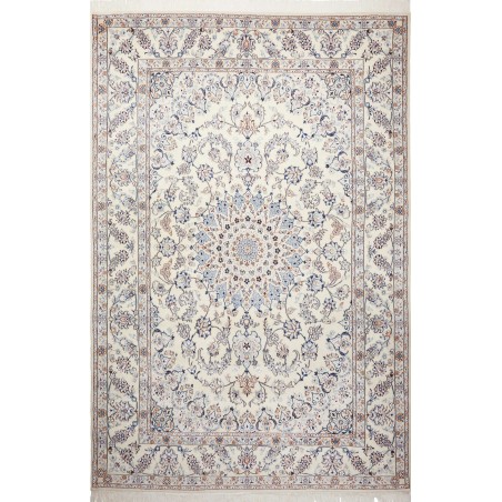 Tappeto Nain 9La Persia bianco grigio 196x300