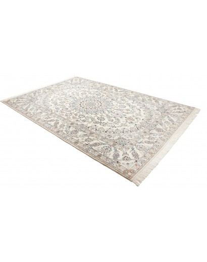 Tappeto Nain 9La Persia bianco grigio 196x300