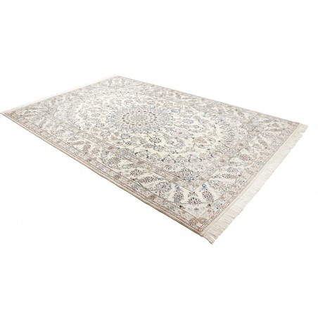 Tappeto Nain 9La Persia bianco grigio 196x300