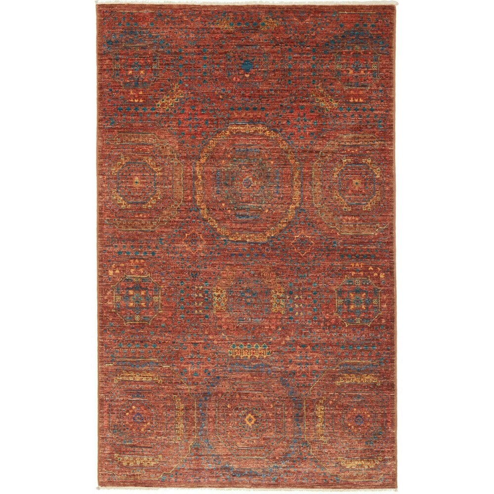 Tappeto Mamlouk Pakistan marrone 96x154 Tappeto Mamlouk Pakistan marrone 96x154