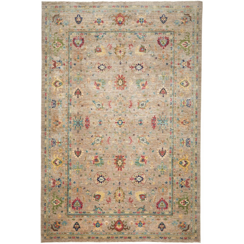 Tappeto Zigler Fine Pakistan marrone verde 269x372 Tappeto Zigler Fine Pakistan marrone verde 269x372