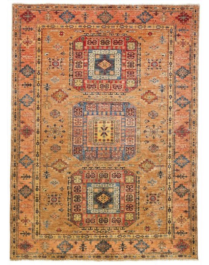 Tappeto Kazak Fine Pakistan arancione 152x205