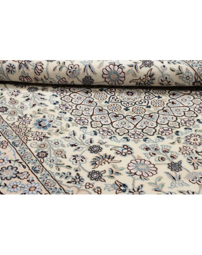 Tappeto Nain 9La Persia bianco grigio 135x213