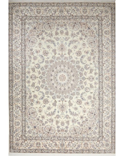 Tappeto Nain 9La Persia bianco grigio 248x356