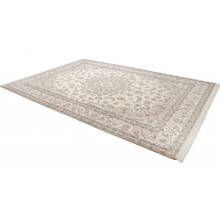 Tappeto Nain 9La Persia bianco grigio 248x356