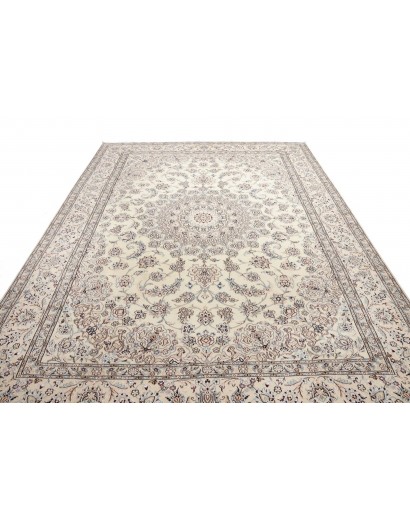 Tappeto Nain 9La Persia bianco grigio 248x356