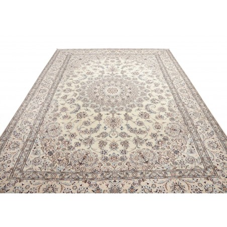 Tappeto Nain 9La Persia bianco grigio 248x356