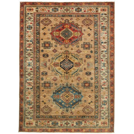 Tappeto Kazak Fine Pakistan bianco marrone 167x234