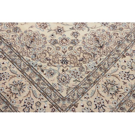 Tappeto Nain 9La Persia bianco grigio 248x356