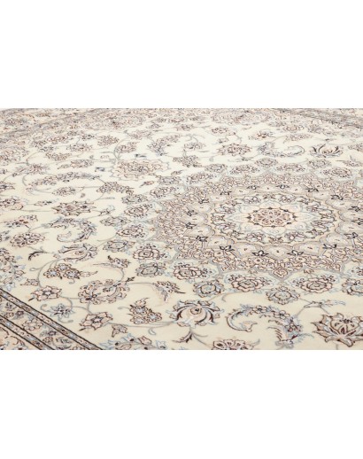 Tappeto Nain 9La Persia bianco grigio 248x356