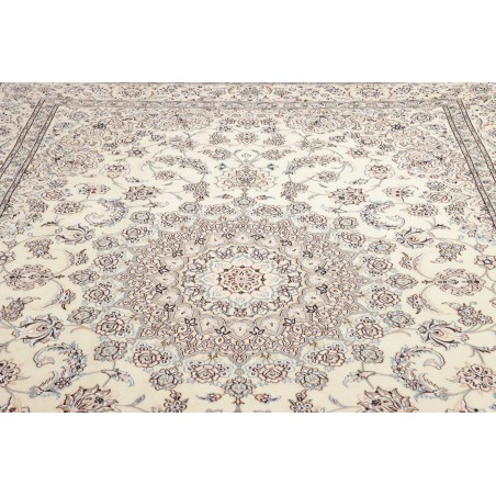 Tappeto Nain 9La Persia bianco grigio 248x356