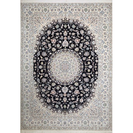 Tappeto Nain 6La Persia beige blu 300x411