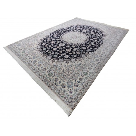 Tappeto Nain 6La Persia beige blu 300x411